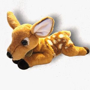 Miyoni by Aurora Spotted Baby Deer Fawn Stuffed Animal Toy Plush Woodland Forest